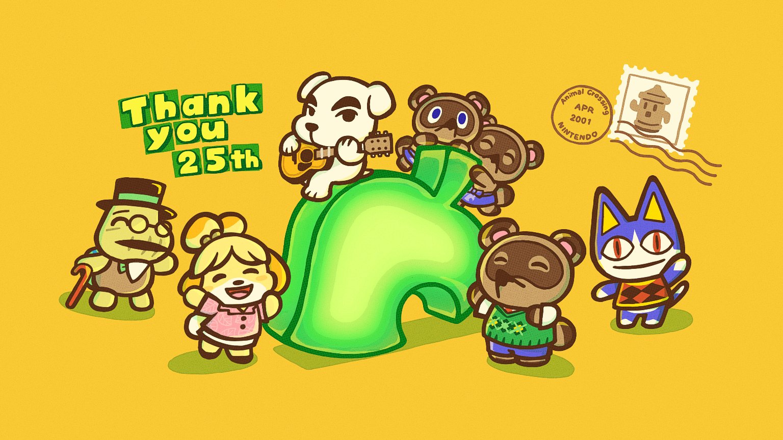 Capa: Animal Crossing: New Horizons recebe atualização 3.0.2 com item especial pelos 25 anos da série